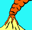 Dibujo Volcán pintado por antonella6