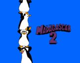 Dibujo Madagascar 2 Pingüinos pintado por lcastaing