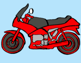Dibujo Motocicleta pintado por moderatto