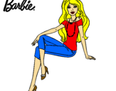 Dibujo Barbie moderna pintado por LEONE