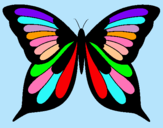 Dibujo Mariposa 8 pintado por lauruki