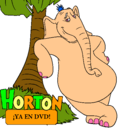 Dibujo Horton pintado por joak