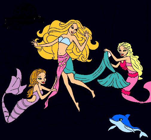 Barbie con sirenas