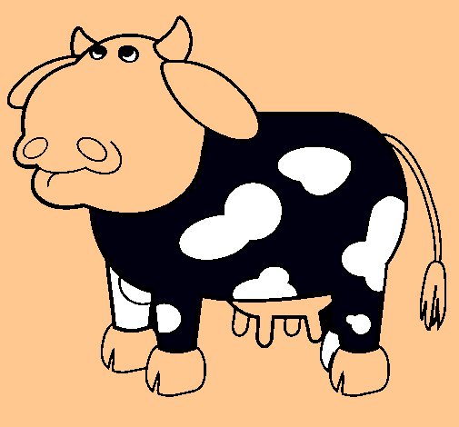 Vaca pensativa