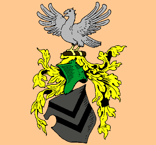 Escudo de armas y aguila 