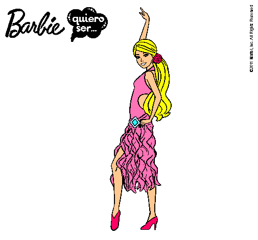 Barbie flamenca