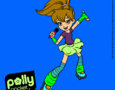 Dibujo Polly Pocket 2 pintado por peque2011