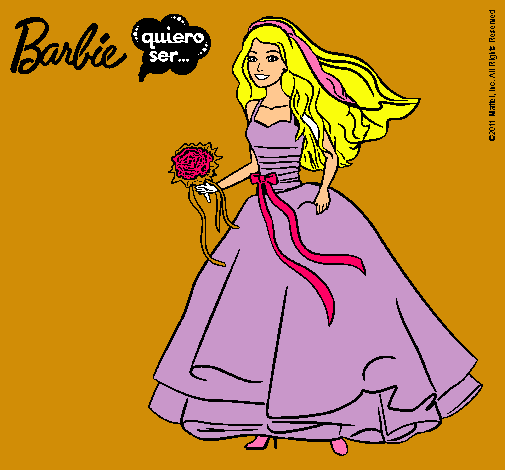 Barbie vestida de novia