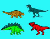 Dibujo Dinosaurios de tierra pintado por ooooooo