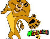 Dibujo Madagascar 2 Alex 2 pintado por OSCARJA