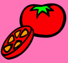 Dibujo Tomate pintado por iiiiiiiiiii