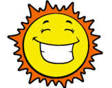 Dibujo Sol sonriendo pintado por ijjhjg