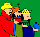 Dibujo Los Reyes Magos 3 pintado por IVANGONZALEZ