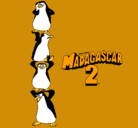 Dibujo Madagascar 2 Pingüinos pintado por andesanar343