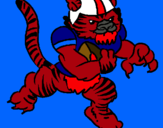 Dibujo Jugador tigre pintado por amilcar
