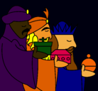 Dibujo Los Reyes Magos 3 pintado por SHAGUTO