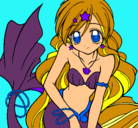 Dibujo Sirena pintado por luluzita