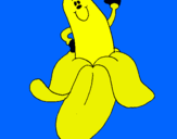 Dibujo Banana pintado por gusani