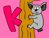 Dibujo Koala pintado por mihj