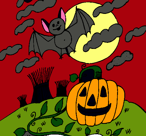 Paisaje de Halloween