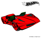 Dibujo Hot Wheels 4 pintado por camiseta