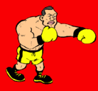 Dibujo Boxeador pintado por gigigi