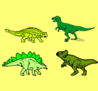 Dibujo Dinosaurios de tierra pintado por dogui