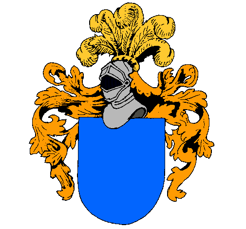 Escudo de armas y casco