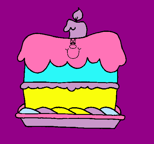 Pastel de cumpleaños