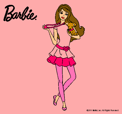 Barbie y su mascota