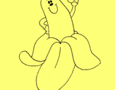 Dibujo Banana pintado por sk74