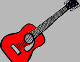 Dibujo Guitarra española II pintado por KVRASS