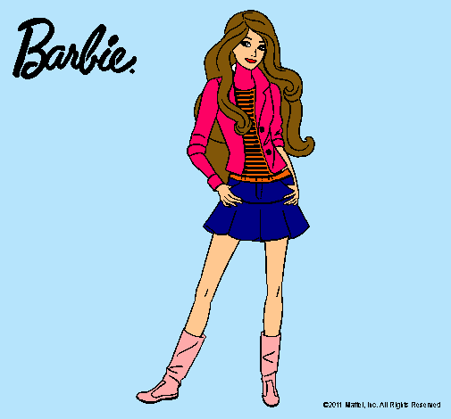 Dibujo Barbie juvenil pintado por ANGELA7