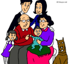 Dibujo Familia pintado por zofeyah