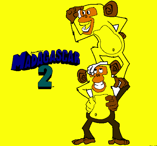 Madagascar 2 Manson y Phil