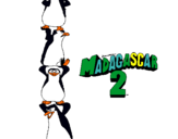 Dibujo Madagascar 2 Pingüinos pintado por ALEJANDROGA