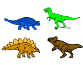 Dibujo Dinosaurios de tierra pintado por arielito