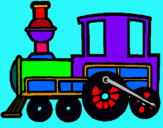 Dibujo Tren pintado por IVANCITO