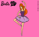 Dibujo Barbie bailarina de ballet pintado por 0987654321