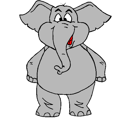 Elefante contento