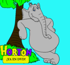 Dibujo Horton pintado por CORTS