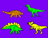 Dibujo Dinosaurios de tierra pintado por sdasd