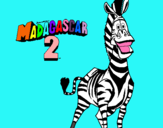 Dibujo Madagascar 2 Marty pintado por frghjk