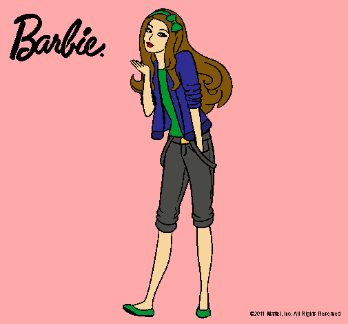 Barbie con look casual