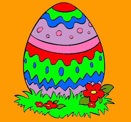 Dibujo Huevo de pascua 2 pintado por Djunda