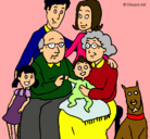 Dibujo Familia pintado por  vansseexy