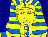 Dibujo Tutankamon pintado por jazziel