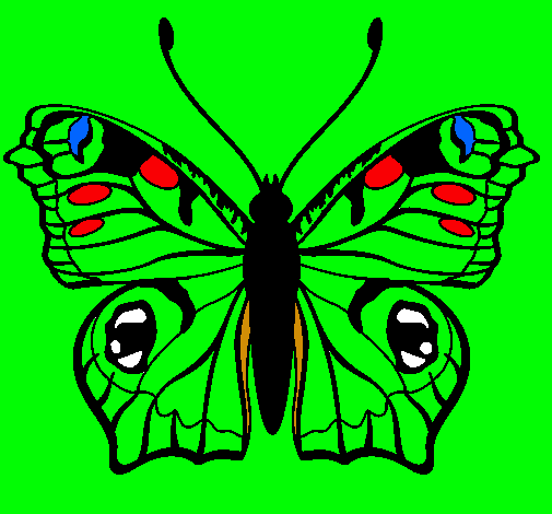 Dibujo Mariposa  pintado por onegato