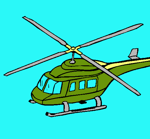 Dibujo Helicóptero  pintado por bernardito