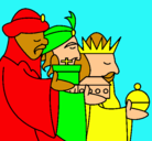 Dibujo Los Reyes Magos 3 pintado por SARITGUPI